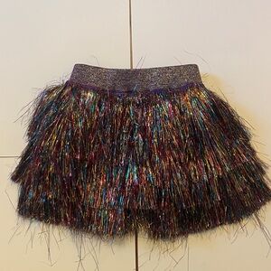 Lola + The Boys Sparkling Rainbow Skirt